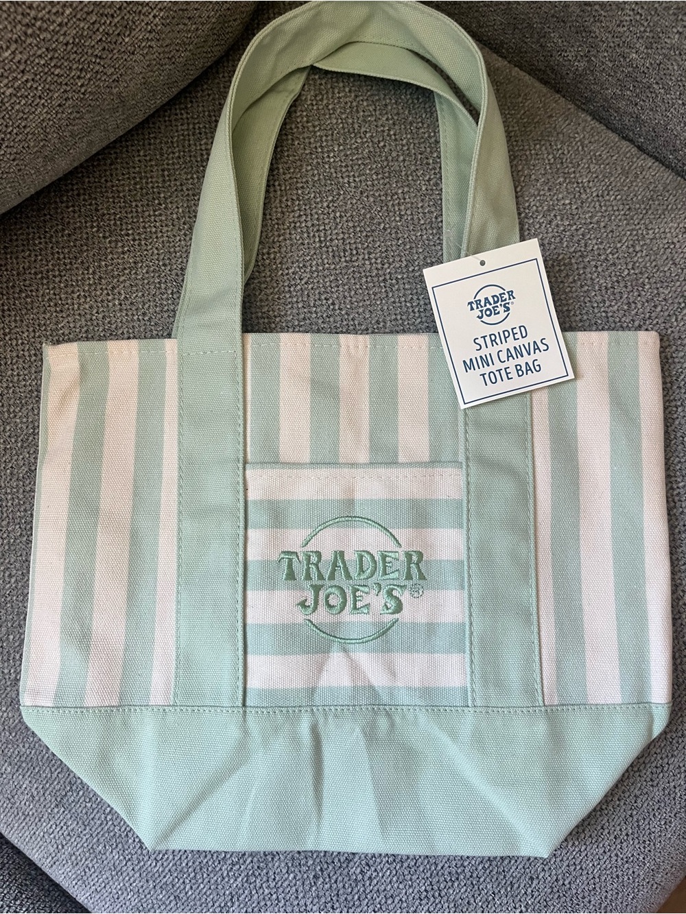 Trader Joe's Mini Canvas Tote Bag